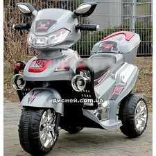 Детский мотоцикл M 0564 на аккумуляторе, серый